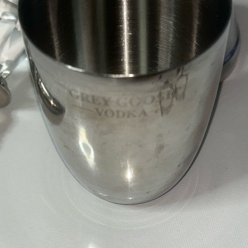 Stainless Steel Cocktail Greygoose Shaker Set Bar Accessories Decorative Tools - Picture 12 of 14